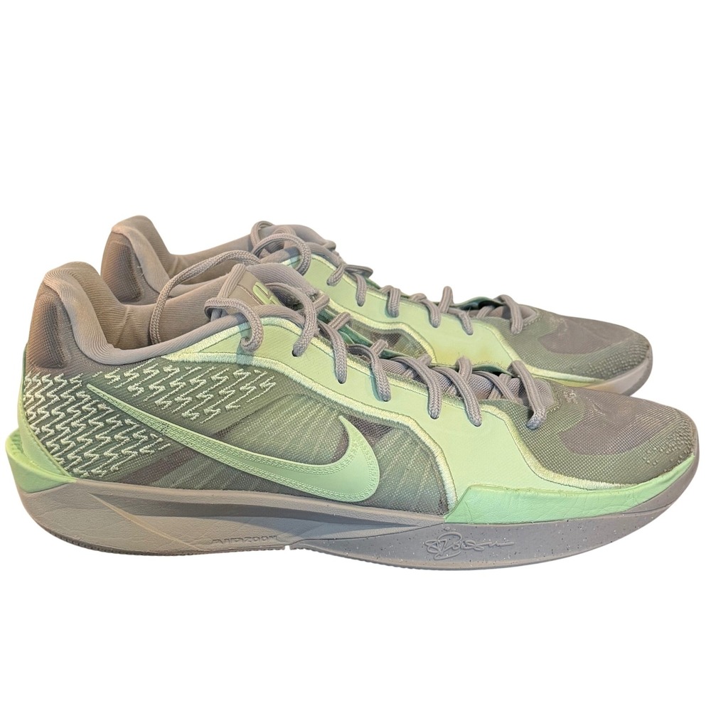 Nike Size 13M/14.5W Sabrina 2 Fresh Mint Smoke Gray FQ2174-004 Training Big Tall